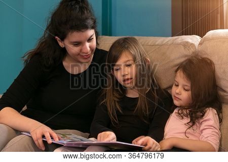 Bonding Story Time With Mommy At Home