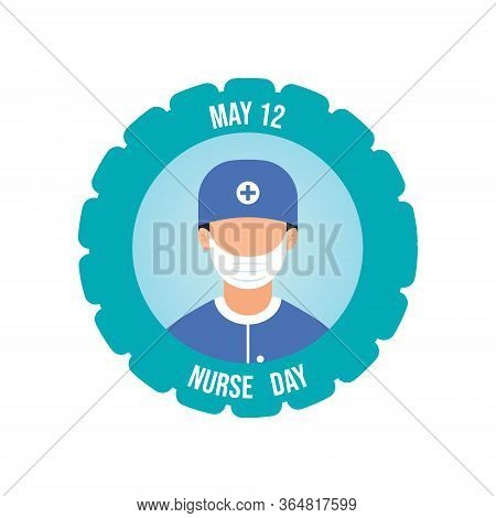 International Nurse Day Icon Or Illustration Sign