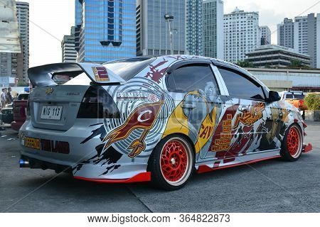 Pasig, Ph - Nov 17 - Chevrolet Aveo At Vapin Wheels Car Show On November 17, 2018 In Pasig, Philippi