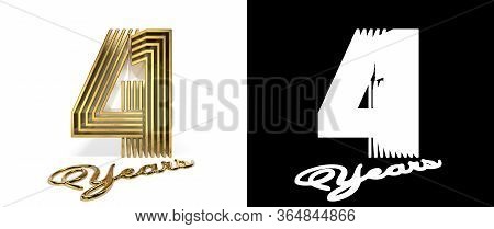 Number 41 (number Forty-one) Anniversary Celebration Design With Five Parallel Lines On A White Back