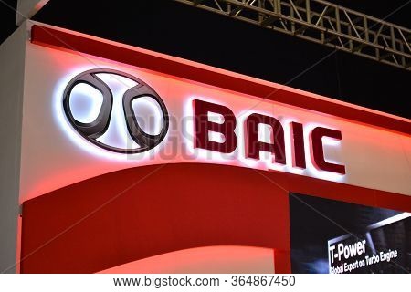 Pasay, Ph - Oct 27 - Baic Sign At Philippine International Motor Show On October 27, 2018 In Pasay, 