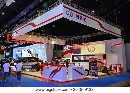 Pasay, Ph - Oct 27 - Baic Booth At Philippine International Motor Show On October 27, 2018 In Pasay,