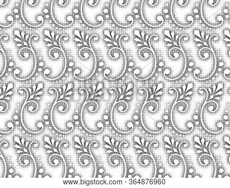 Paisley Wallpaper. Indonesian Batik. Bright Classic Indian Fabric. Paisley Wallpaper. Ethnic Backgro