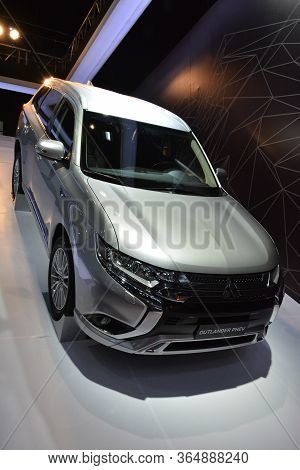 Pasay, Ph - Oct 27 - Mitsubishi Outlander Phev At Philippine International Motor Show On October 27,