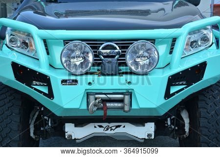 Pasig, Ph - May 18 - Nissan Navara Pick Up At 1st U Trip Rebuilt Truck Show On May 18, 2019 In Pasig