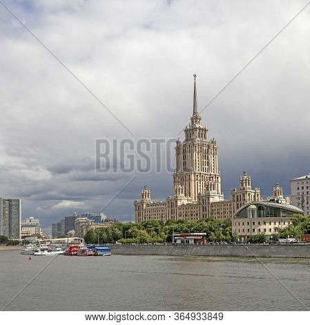 Hotel Ukraine Radisson Collection Opposite Sky Background