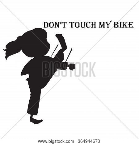 Don't Touch My Bike Image With Girl