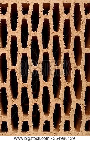 Close Up Of Ceramic Building Block For Construction