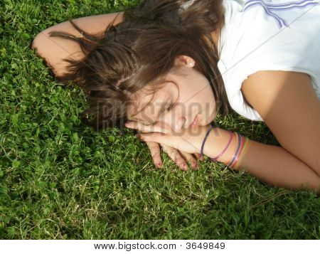 schlafend in der Sonne