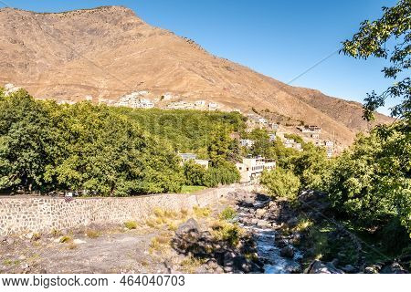 View At The Mountains Town Imlil In High Atlas - Morocco
