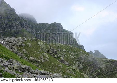 Rock Formations In The Pizol Area, Switzerland.