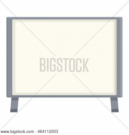 Drive-in Cinema Icon Cartoon Vector. Car Movie. Screen Drive