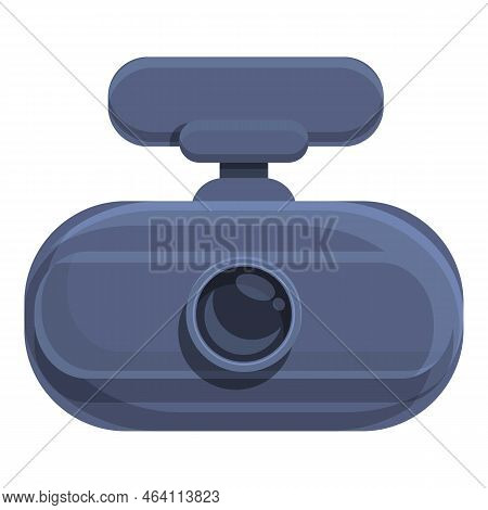 System Dashcam Icon Cartoon Vector. Video Recorder. Dash Cam