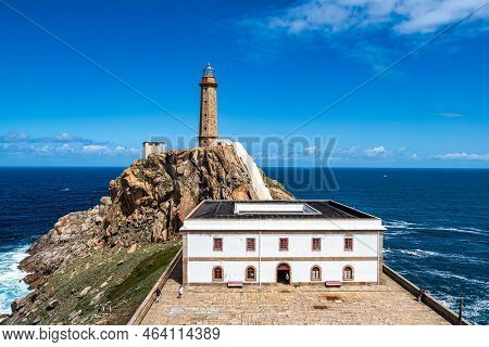 Lighthouse Of Cabo Vilan Near Camarinas In Galicia,spain, Europe