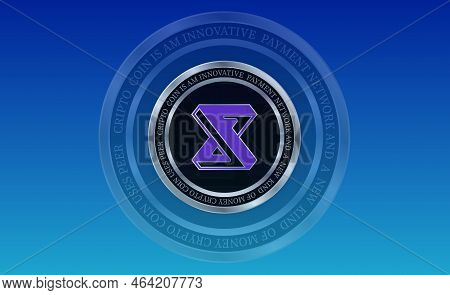 Idex Virtual Currency Image. 3d Illustrations. Coin Logo.