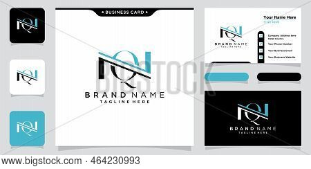 Initial Letter Qn Logo Design Template Vector