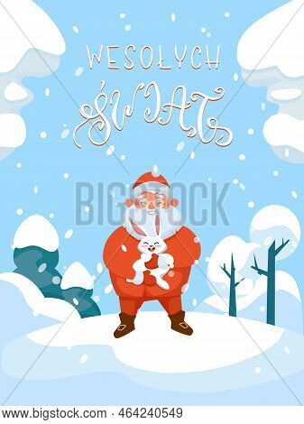 Wesolych Swiat Polish Greeting Card For Holidays