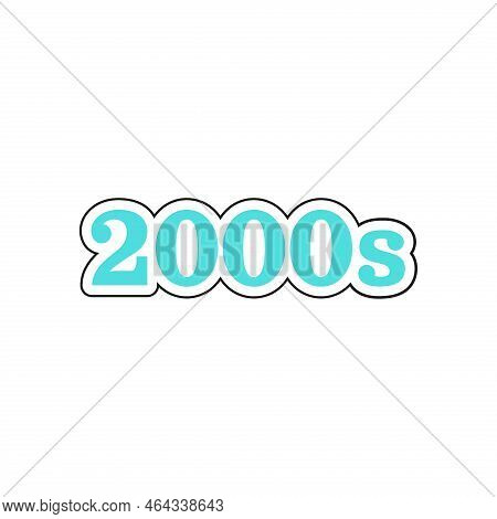 Y2k Groovy Element. Symbol 2000s Isolated On White Background. 2000 Vibes Collection. 2000s Cartoon 