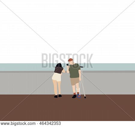 Man Broke His Leg Vector & Photo (Free Trial) Bigstock