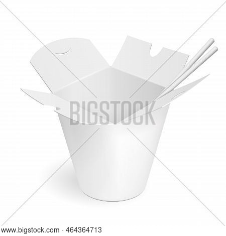 Asian, Chinese, Thai, Korean Cardboard Food Tub Box. Wok, Udon, Rice, Kimchi, Soba, Crystal, Glass N