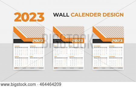 Wall Calendar 2023 New Year Corporate Business Simple Cover 12 Month 6 Pages