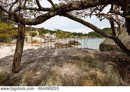 Fisherman Village In A Beach In Governador Celso Ramos, Santa Catarina, Brazil
