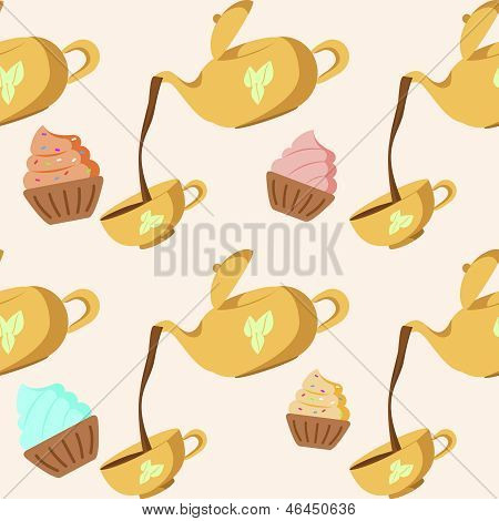 Tè Seamless Pattern