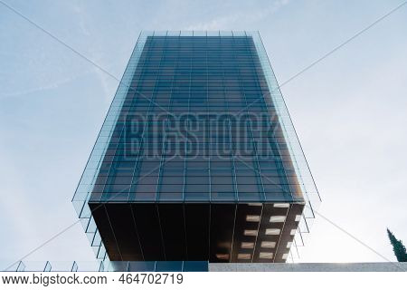 Madrid, Spain - September 24, 2022: Castelar Building Designed By Rafael De La Hoz Architect. Perez 