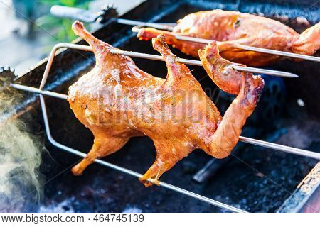 Roast Duck Dish Made In The Traditional Way Of Vietnamese People
