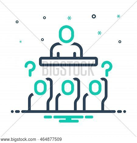 Mix Icon For Asks Questioning Inquiry Interrogation Interpellation Question-raise Question