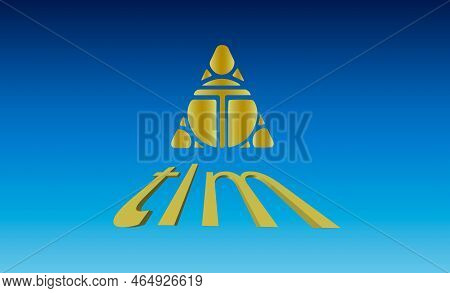 Images Of Alien Worlds-tlm Virtual Currency. Digital Coins. 3d Illustrations.