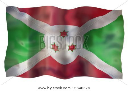 Vintage Flag i Burundi