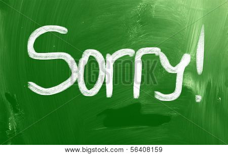 Sorry Concept