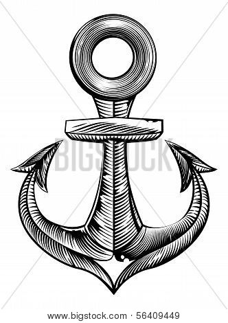 Vintage Style Anchor