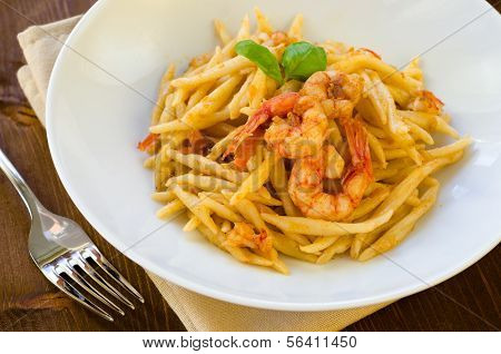 garnalen en tomatensaus