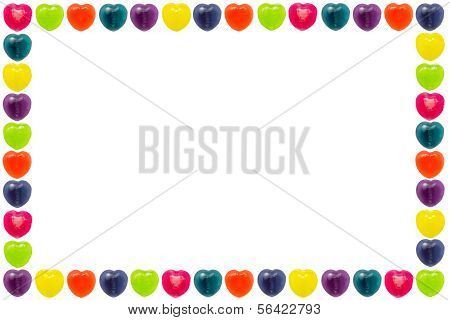 Srdce Candy hranice