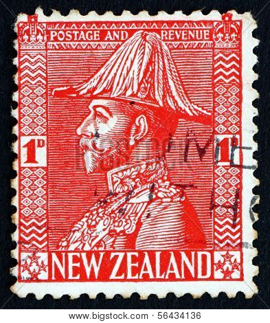 Timbre-poste Nouvelle-Zélande 1926 King George V