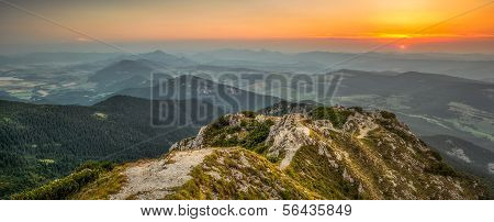 夕暮れ時の風景