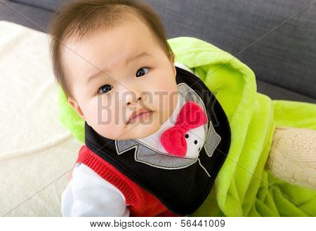 Asian baby boy