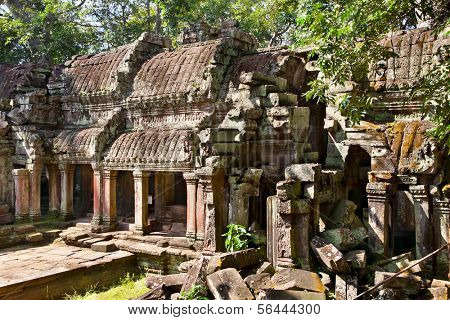 Prasat Ta Prum or Ta Prohm Temple complex, near Siem Reap, Cambodia.