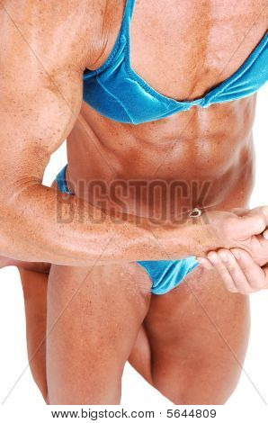 Bodybuilding kvinde.