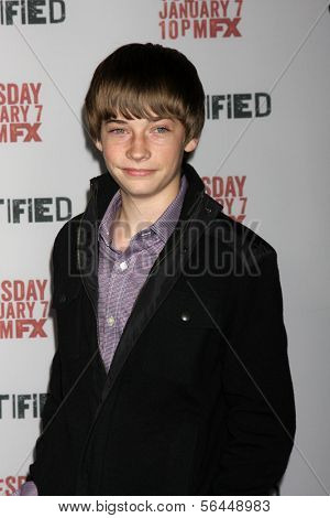 LOS ANGELES - JAN 6:  Jacob Lofland at the 