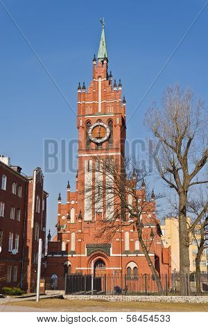 Kirken af den hellige familie, Neo-gotiske 20. Kaliningrad (indtil 1946 Koenigsberg), Rusland