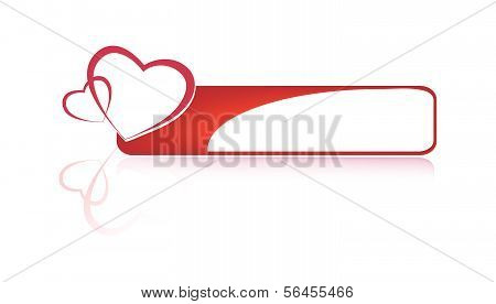 Loves button red