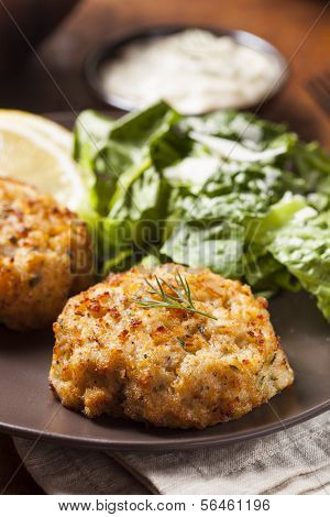 Organic Homemade Crab Cakes