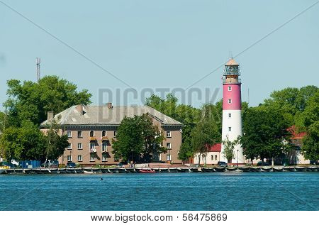 Lighthouse is Baltiysk, Russia