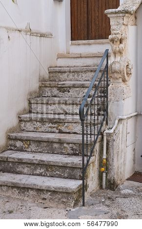 Alleyway. Noci. Puglia. Italy.