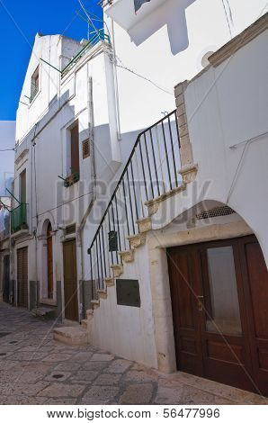 Alleyway. Noci. Puglia. Italy.