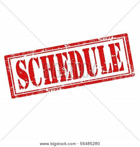 Schedule-stamp