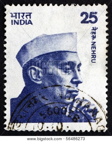 Postage Stamp India 1976 Jawaharlal Nehru, Statesman